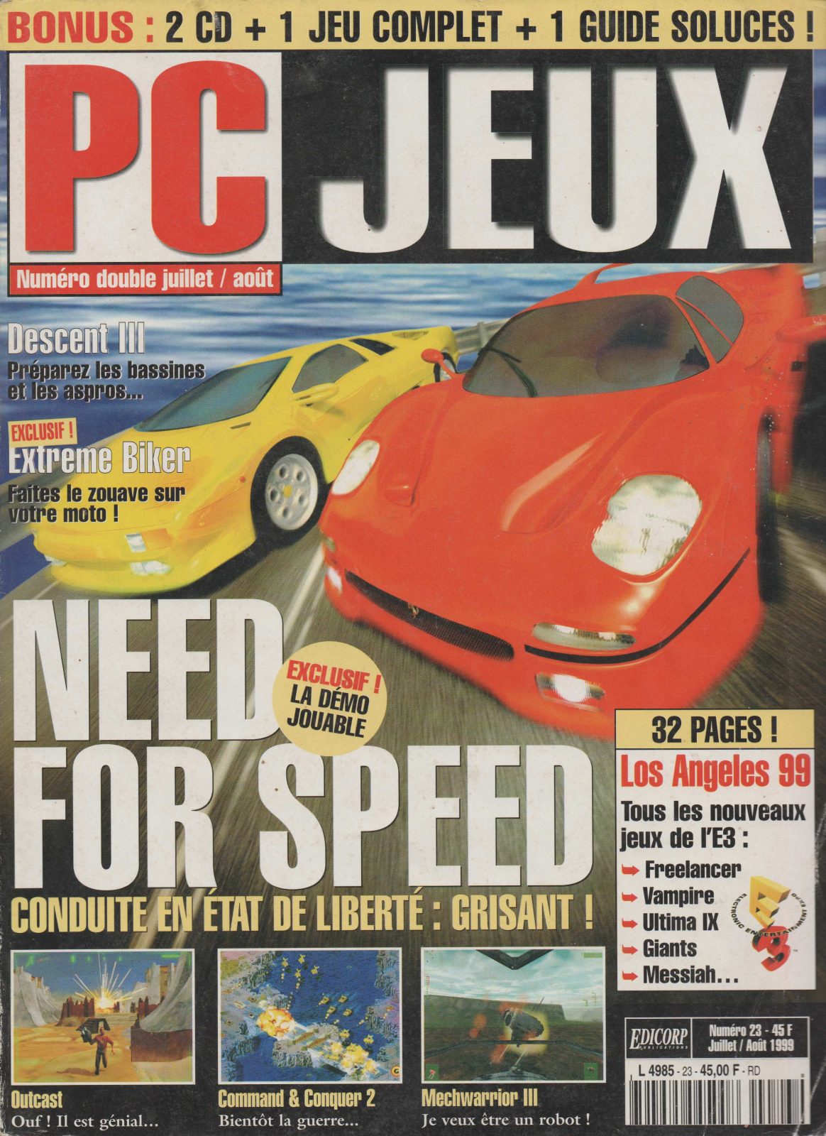 Jaquette de PC Jeux — n°023