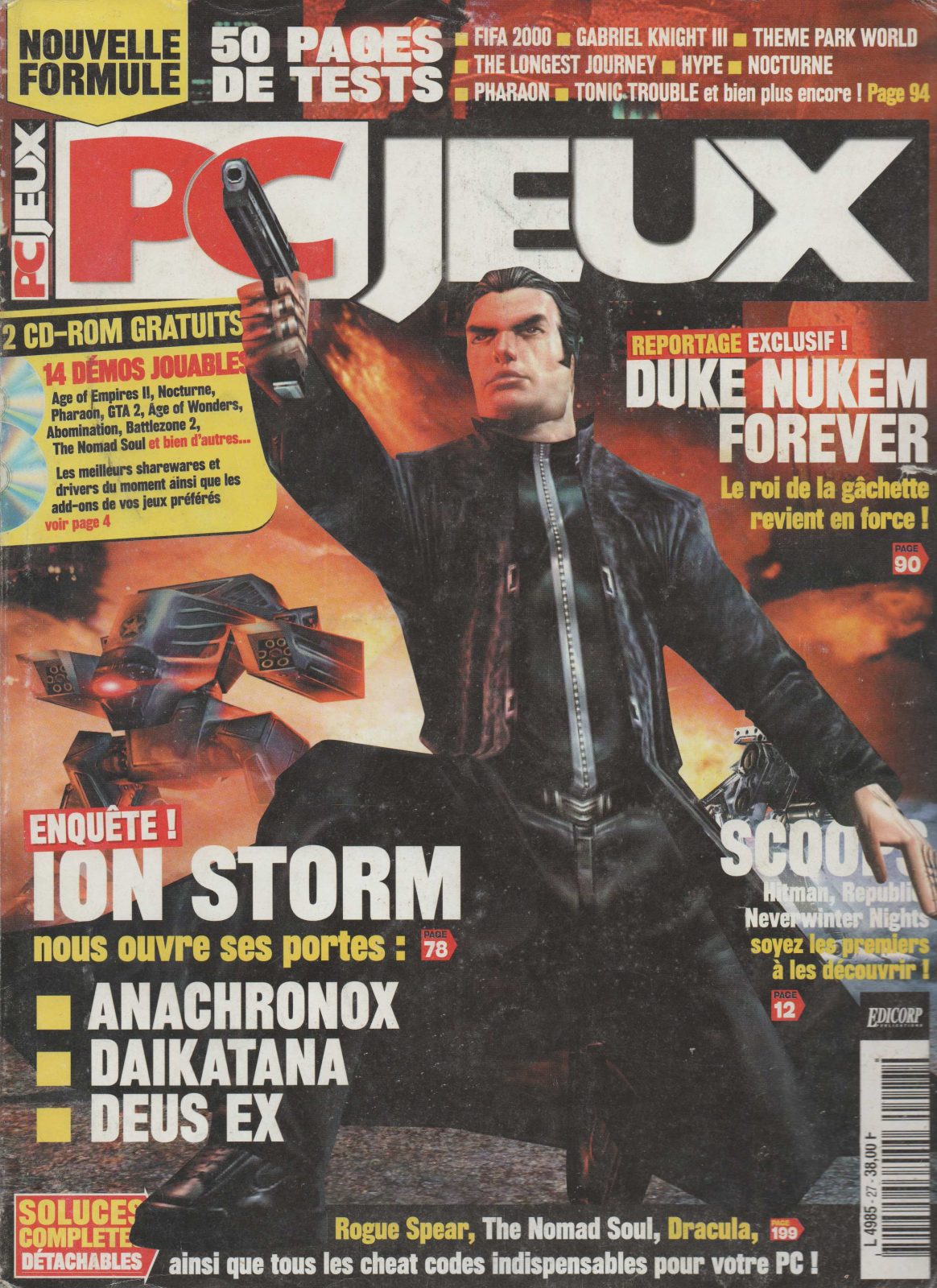 Jaquette de PC Jeux — n°027