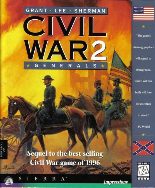 Jaquette de Civil War Generals 2 (Grant - Lee - Sherman)