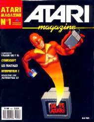 Jaquette de Atari magazine — n°01